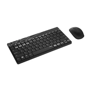 Klaviatūras un peles komplekts Rapoo 8000M Universāla Bluetooth QWERTZ Vācu Melna
