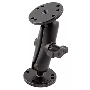 Universal Double Ball Mount with Two Round Plates RAM Mounts RAM-B-101U
