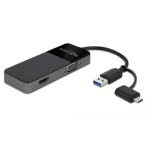 Laptop Dock DeLOCK 64085 USB 3.2 Gen 1 Type-A Black