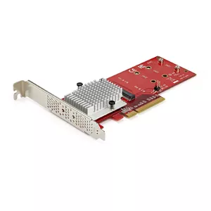 Dual M.2 PCIe SSD Adapter Card StarTech PEX8M2E2