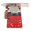 Dual M.2 PCIe SSD Adapter Card StarTech PEX8M2E2 Photo 4
