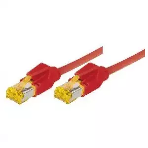 Tecline 2m Cat.6A сетевой кабель Красный Cat6a S/FTP (S-STP)