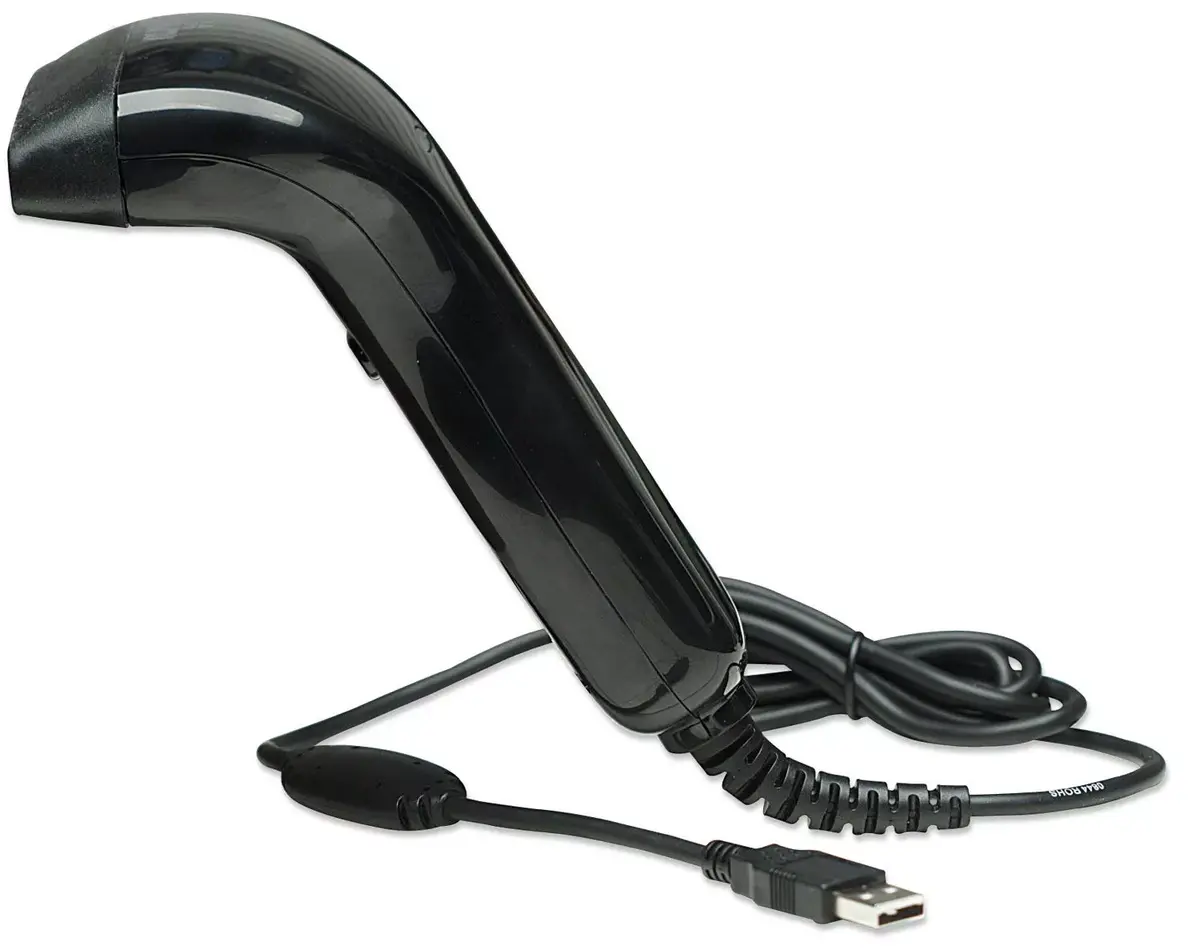 Handheld Barcode Scanner Manhattan Contact CCD Photo 4