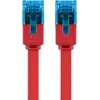 Плоский патч-кабель Goobay CAT 6A красный Photo 4