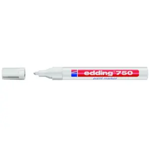 Marķieris Edding 750 White 1 gab.