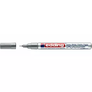 Маркер постоянный тонкий Edding 780 Серебристый