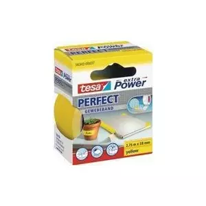 Auduma līmlente Tesa GEWEBEBAND 2,75 cm x 38 m, dzeltena, modelis 56343-37-3