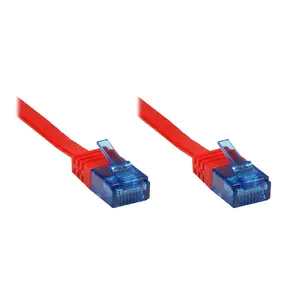 Сетевой кабель Alcasa 3м Cat6a Красный U/UTP RJ-45