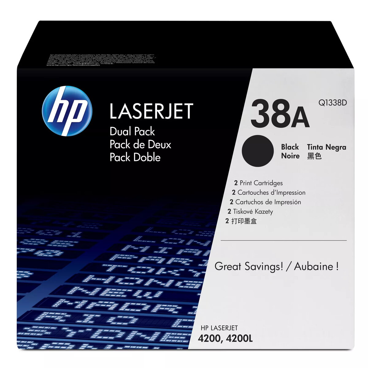Toneris HP 38A 24000 lapas Melns