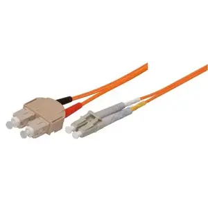 Fibre optic cable Tecline 86610 10m 2x SC 2x LC OM1 Orange