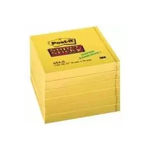 Self-adhesive label 3M Post-It Super Stick Ultra Yellow Pack 6