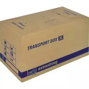 Транспортная коробка MAILmedia tidyPac XL, с полем для маркировки из гофрированного картона, с полем для маркировки, можно загружать до 30 кг - 1 штука (TP 110.002)