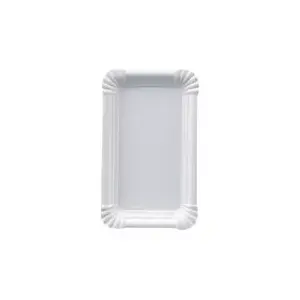 Plate Papstar 11062 Disposable Rectangular Cardboard 130x200mm
