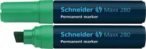 Pastāvīgais marķieris Schneider Electric Maxx 280, zaļa tinte