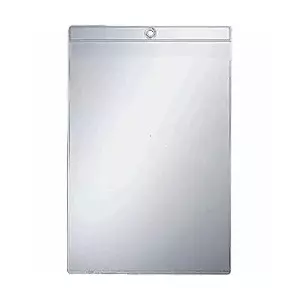 Leitz Clear Pocket with Eyelet & Flap A5 PVC Caurspīdīgs