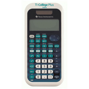 Texas Instruments TI College Plus kalkulators Kabata Zinātniskais kalkulators Melns, Zils, Balts