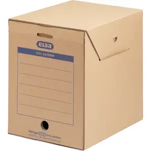 Elba 100421092 file storage box Carton Light brown A4
