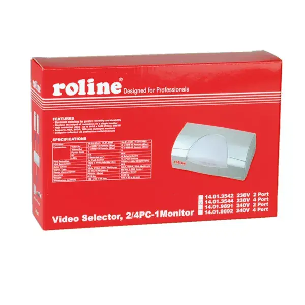 VGA video slēdzis ROLINE 2-virzienu Photo 3