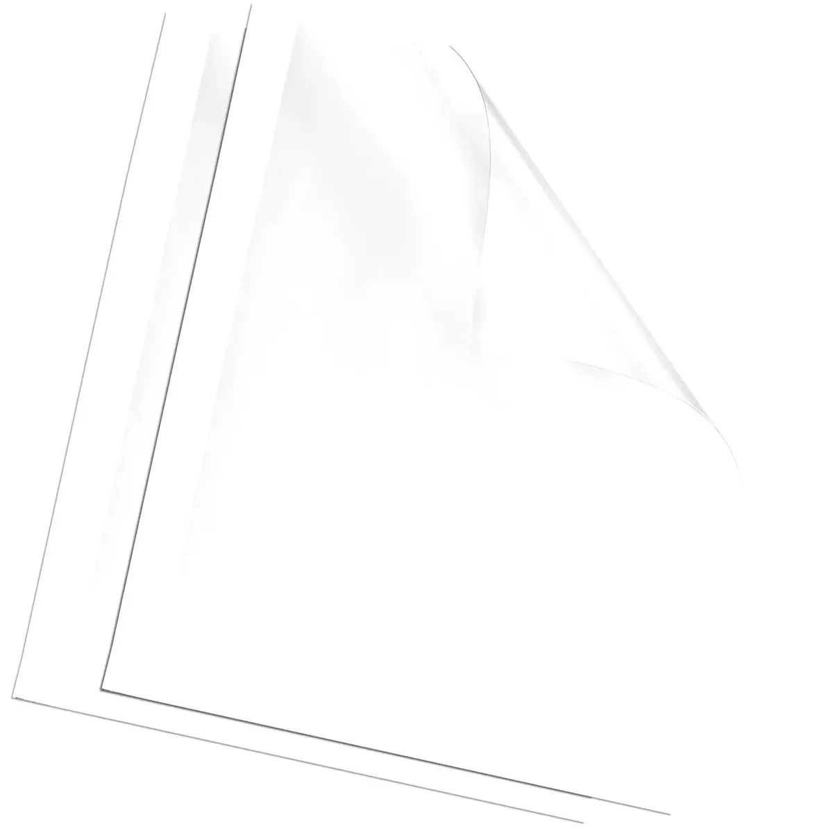 Binding cover Fellowes 53153 A4 Plastic White Photo 2