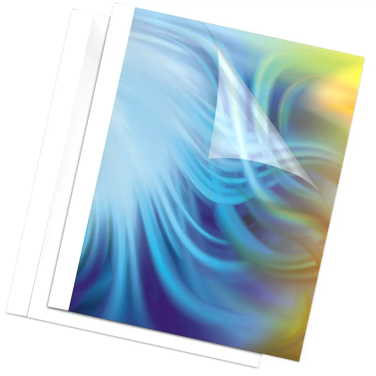 Binding cover Fellowes 53153 A4 Plastic White Photo 3