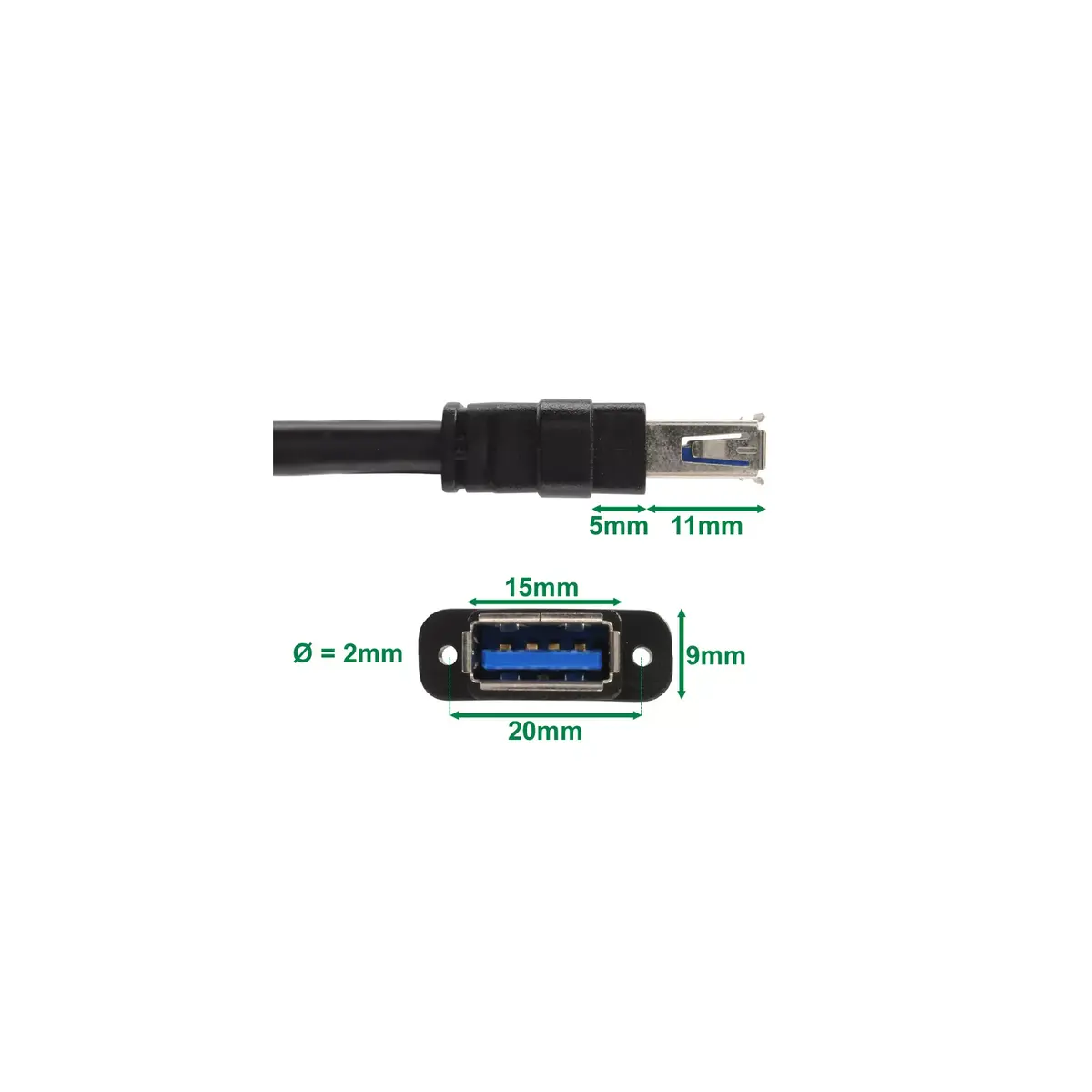 Interfeisa karte InLine Mini PCIe Card 4x USB 3.0 Photo 3