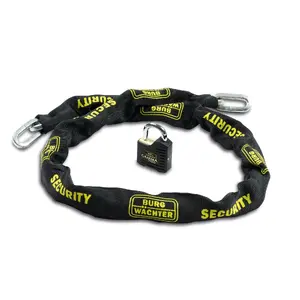 Cable lock burg wächter SKM 6/90/NI40 — 900 mm, 6 mm steel cable, black