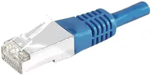 Сетевой кабель Connect 858322 10м Cat6a S/FTP Синий