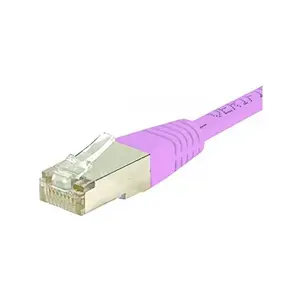 Tīkla kabelis Connect 854478 Rozā 0.5m Cat6 S/FTP