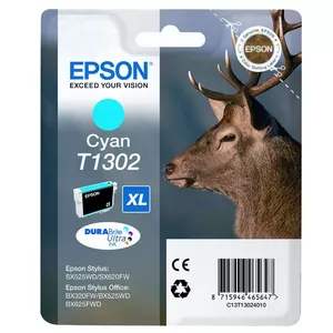 Картридж с чернилами Epson Stag Singlepack Cyan T1302