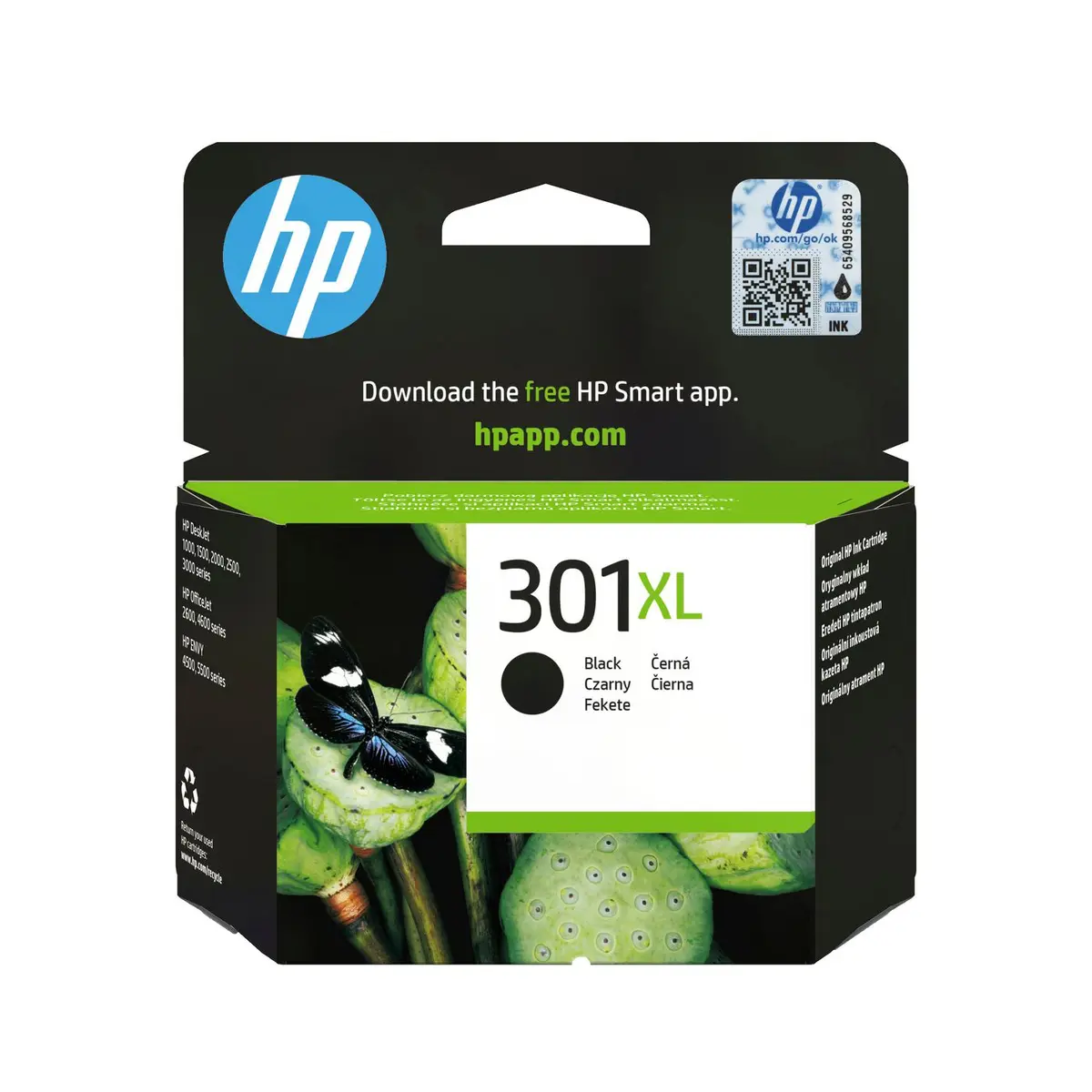 Kārtridžs HP 301XL Augstas Ietilpības Melns