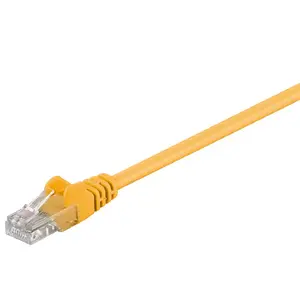 Patch Cable Goobay CAT 5e U/UTP Yellow 0.5m