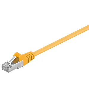 Patch Cable Goobay CAT 5e F/UTP Yellow 1 m