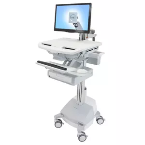Multimedia cart Ergotron StyleView Aluminium Grey White