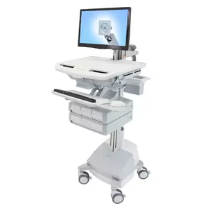 Multimedia cart Ergotron StyleView Aluminium Grey White