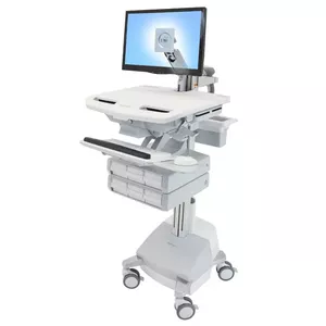 Мультимедийная тележка Ergotron StyleView Aluminium Grey White