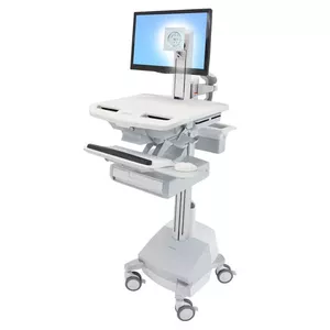 Multimedia cart Ergotron StyleView Aluminium Grey White