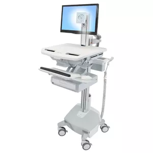 Мультимедийная тележка Ergotron StyleView Aluminium Grey White