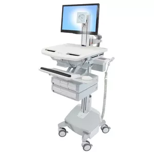 Multimediju rati Ergotron StyleView Aluminium Grey White