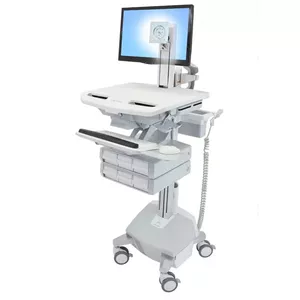 Multimediju rati Ergotron StyleView Aluminium Grey White