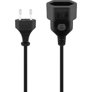 Удлинитель Goobay Europlug 3 м Черный Тип вилки C