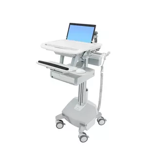 Multimediju rati Ergotron StyleView Aluminium Grey White