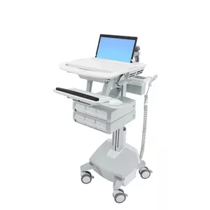Multimediju rati Ergotron StyleView Aluminium Grey White
