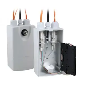 Fibre optic adapter EFB Elektronik LOGON LFH015 LC/SC, grey, plastic housing, 103×93×185 mm