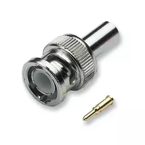 Coaxial BNC male connector EFB Elektronik 52500.2, 50 Ω impedance