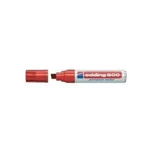 Pastāvīgais marķieris Edding 800 — sarkans, slīps galu 4–12 mm
