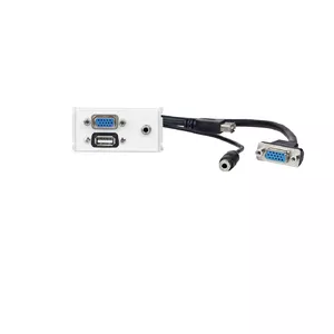 Vivolink WI221271 розетка VGA + USB A + 3.5mm Белый