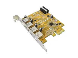 Internal USB 3.2 Gen 1 (5 Gbit/s) PCIe interface card adapter — Sunix USB4300N, 78×121×18 mm