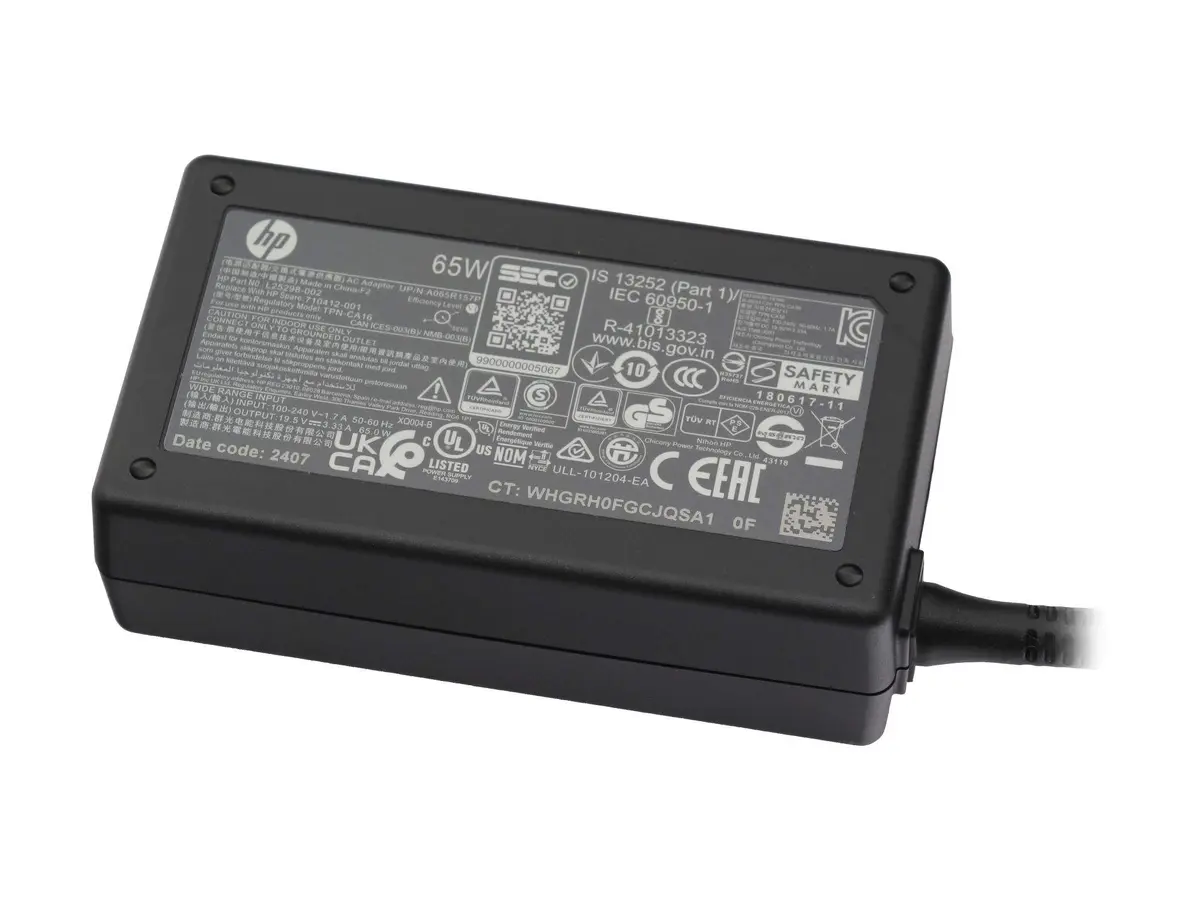 AC adapteris HP 65W Smart 854057-001