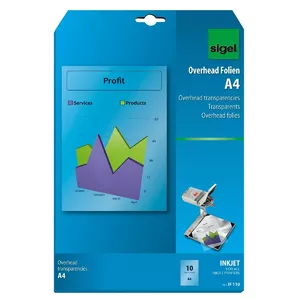 Printing Film Inkjet Sigel IF110 A4 Transparent 10 Sheets