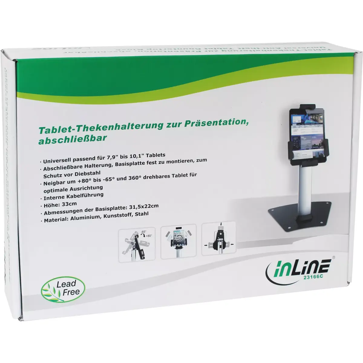 Tablet Holder InLine 23166C Photo 8